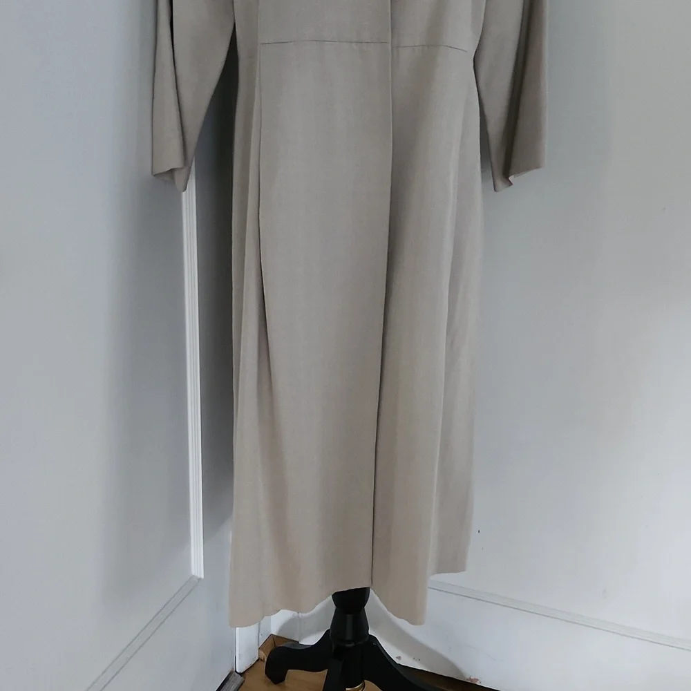 Eileen Fisher 100% silk light weight long coat PERFECT FOR FALL OR SPRING - Picture 10 of 12